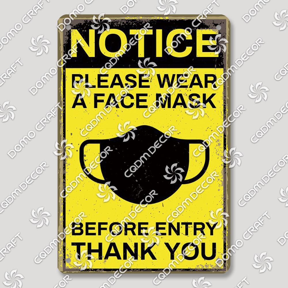 Warning Keep Out Tin Sign Metal Plaque, Vintage Notice Cameras Caution Danger Poster, Wall Decor for School Mall Home