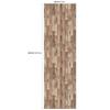 Fresh Wood Grain Living Room and Bedroom Background Modified Self-Adhesive Wallpaper (45cm *300cm)