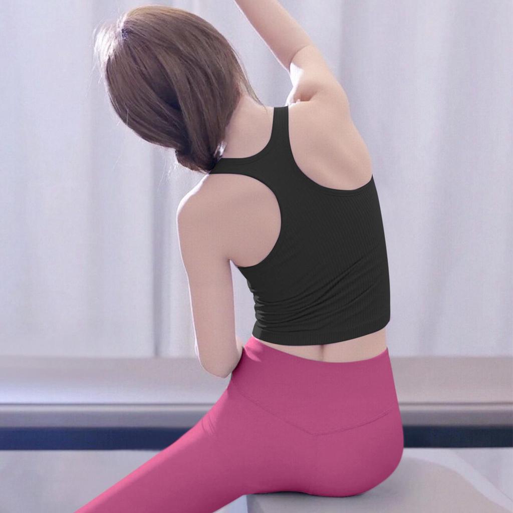 Women's Stunning 2026 Yoga & Pilates Suit: Top & Vest Set for Fitness