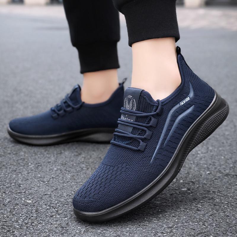 Men's Shoes New Polyurethane Sneakers Summer Breathable Comfortable Single Shoes Soft Sole Simple Running Shoes Versatile Shoes