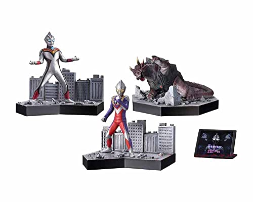 

Ultraman Tiga Special effects STAGEMENT Ultraman Tiga #44 Sugmer Shadow All 3 types of sets