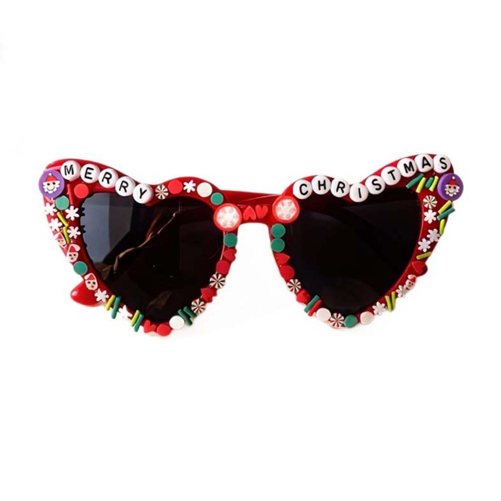 Merry Christmas Christmas Decorative Glasses Beach Party Sun Glasses Music Festival