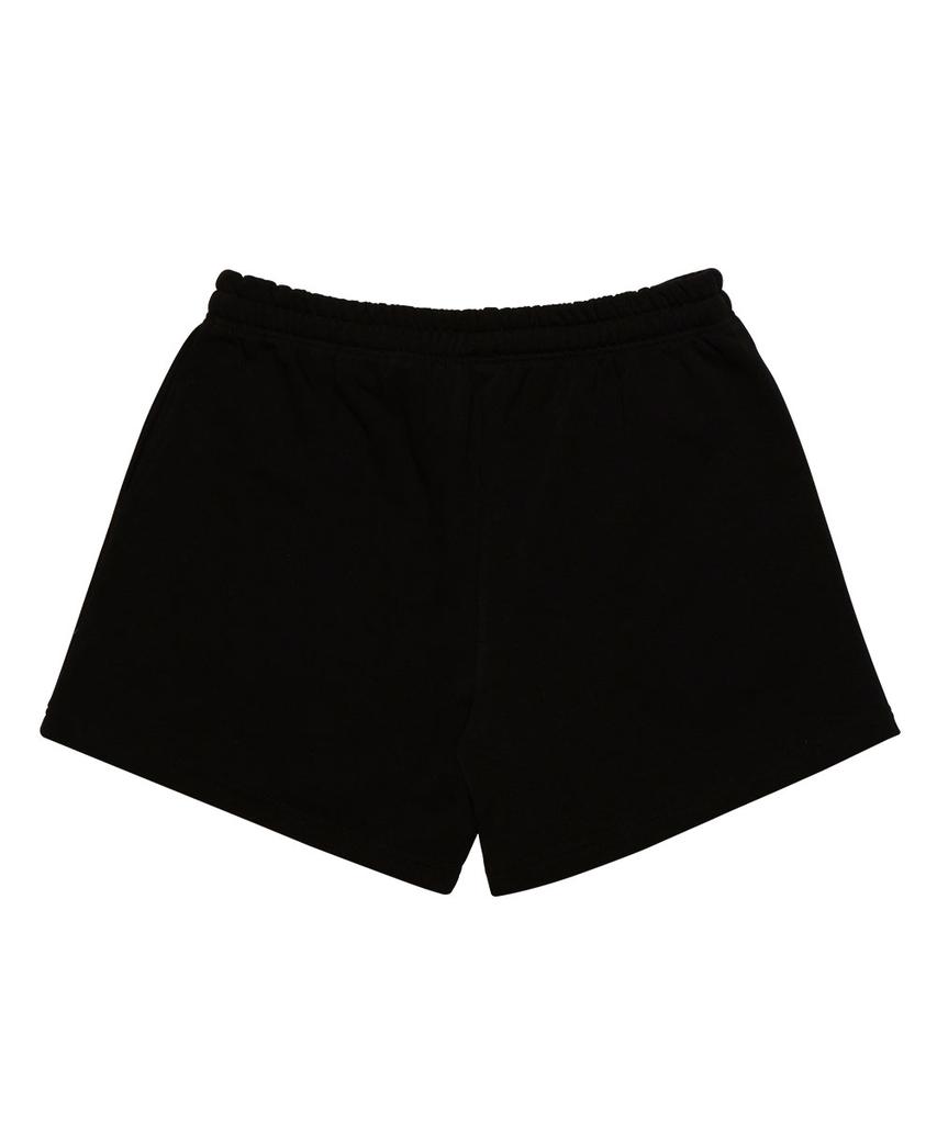 Astral Projection Ap Lettering Comfortable Waffle Terry Shorts_Black