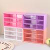 Transparent Six Grid Drawer Box Multi-Layer Desktop Storage Box Dustproof Organizing Box For Office Supplies Stationery Jewelry