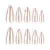 Almond Nail Tips Fake Nail Glues On Nail Stick On Nail Press On Nail Artificial False Nail for Womens and Girls Gifts