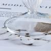 Glass Candle Stand Household Desktop Decorative Candlestick Pillar Candle Holders Modeling Candlestick
