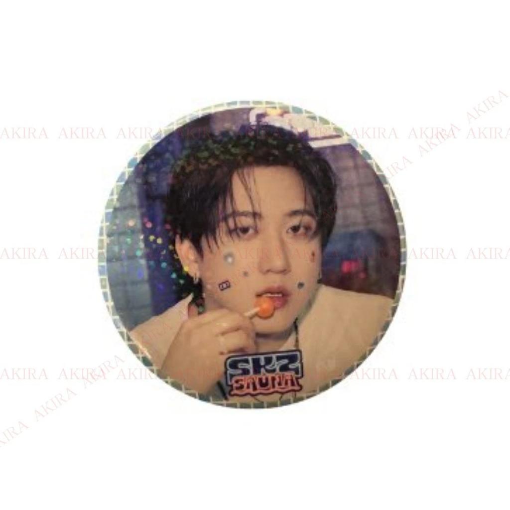 Stray Kids JYP JAPONYA POPUP MAĞAZASI 2025 SKZ SAUNA FOTOĞRAF KARTI ANAHTARLIK ROZET