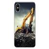 Excavating Machinery Bulldozer Man Phone Case For iPhone 11 12 13 Mini 14 15 Plus 17 Air 16 Pro Max 16E 7 8 SE 2020 Customized P