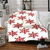 1Pc Christmas Holiday Icons Set Blanket Soft And Comfortable Casual Warm Camping Travel Christmas Halloween Gift M91740