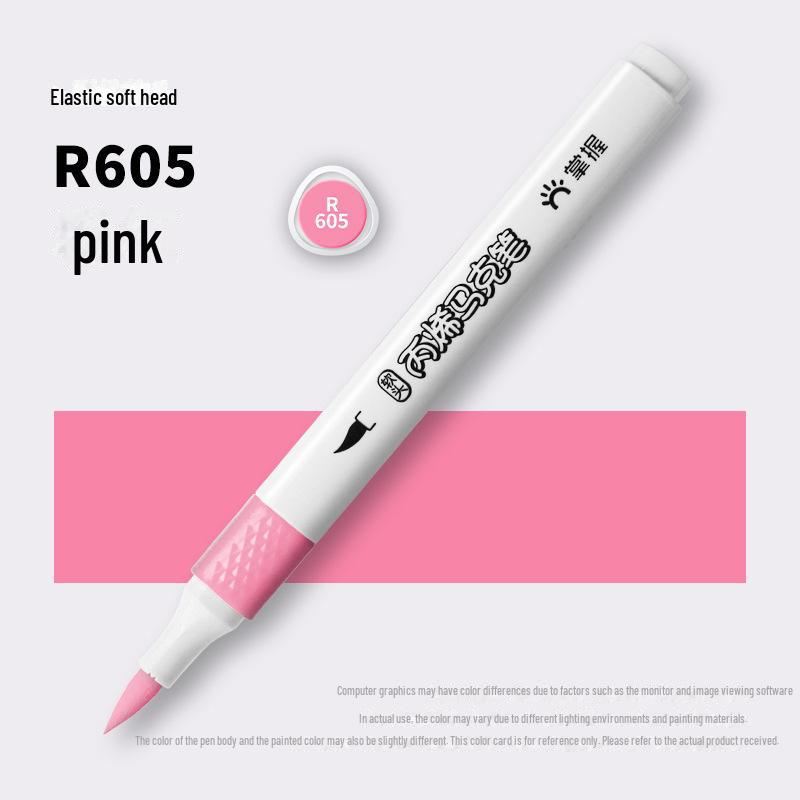 Student Acrylic Marker with Soft Tip, Non-Transparent, Stackable, Choose Complementary Colors
