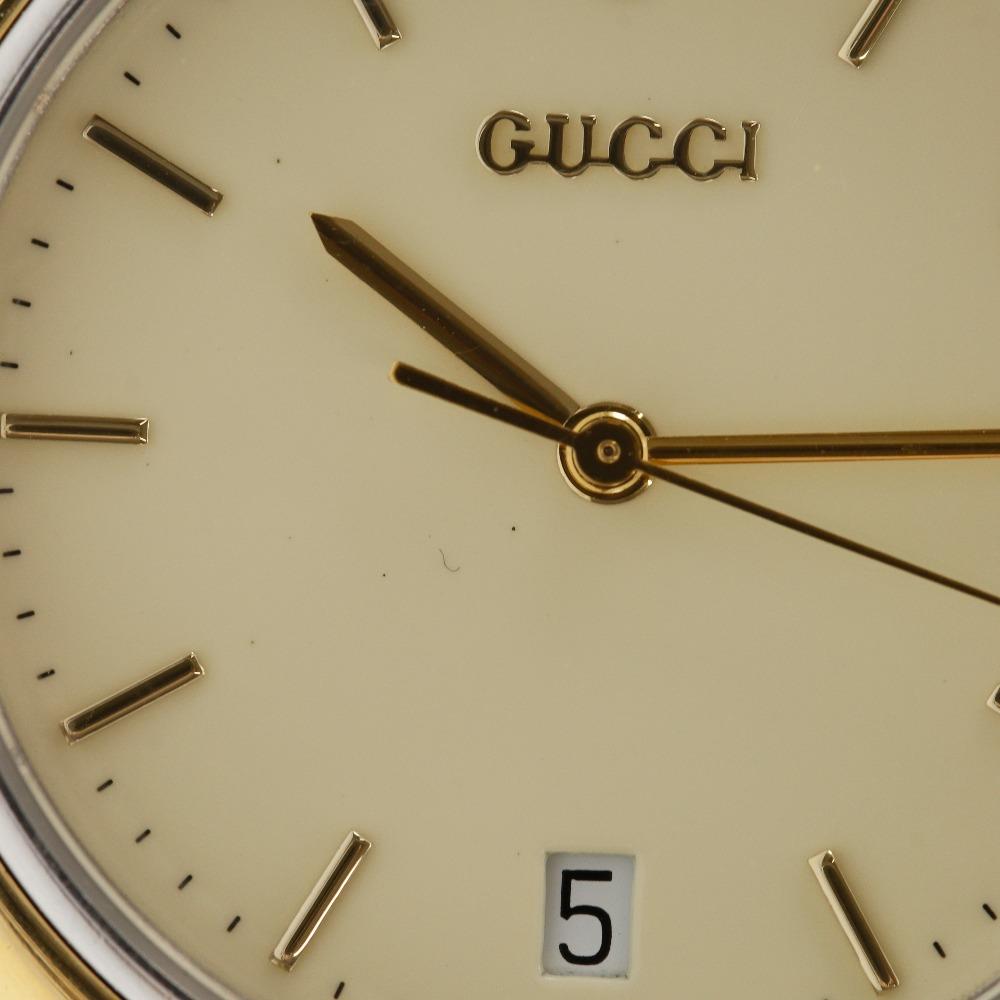 GUCCI Watches 9040M IvoryDial Stainless Steel Quartz Analog display mens Used
