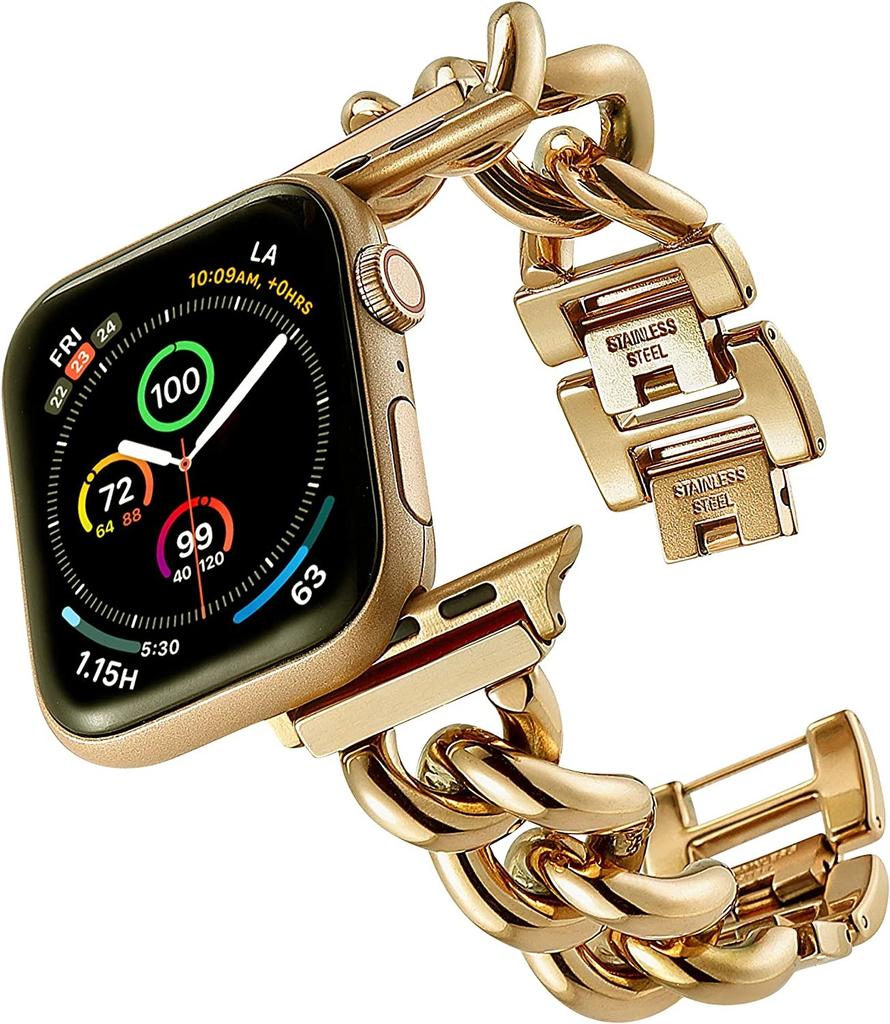 Stainless Steel Band for Apple Watch Ultra 3 2 49mm 11 10 9 8 7 42mm 41 46 45mm Strap for iWatch 6 SE 38 40 44mm Luxury Bracelet