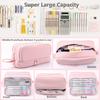 Back to School Large Capacity Scratch-Resistant Durable Pencil Case for Office & School Supplies