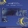Four-Sided Translucent Color Keycaps for Customized Mechanical Keyboard
