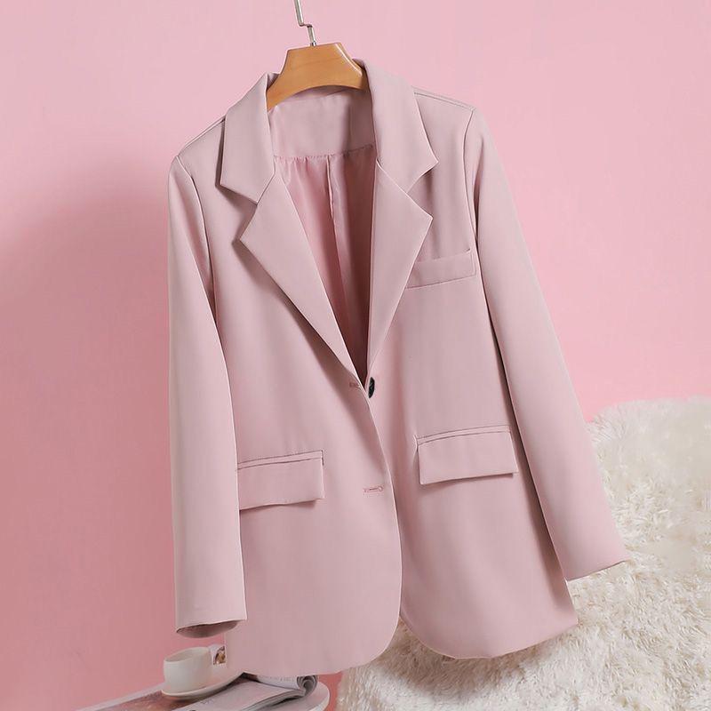2025 Spring & Autumn Fashion Women's Single-Breasted Versatile Suit Jacket