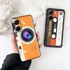 Retro Camera Vintage Cassette Tape Phone Cover for Samsung Galaxy S22 S21 S20 FE Ultra Plus A35 A36 A37 A33 A34 A04 A71 Case