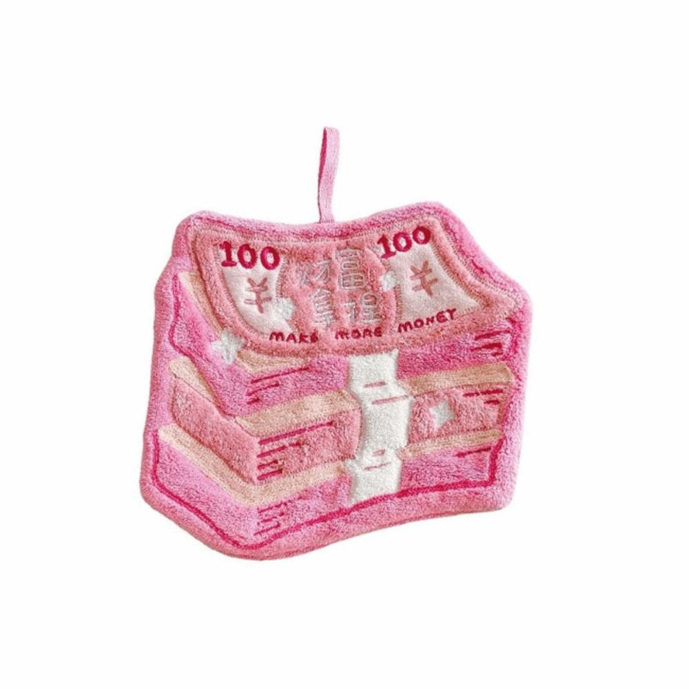 Cartoon Handkerchief Towel Thickened Absorbent Hand Towel Creative Hanging Hand Towel Home