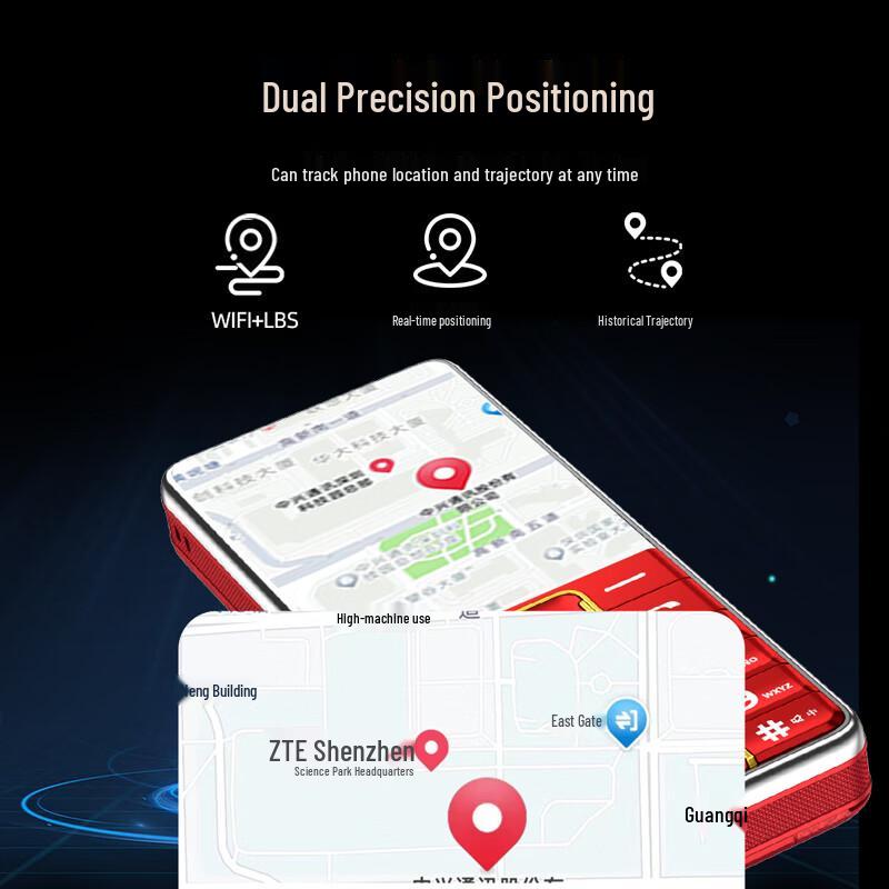 Shouhubao K998 4G Időseknek szánt Gombos Mobiltelefon (CN verzió)