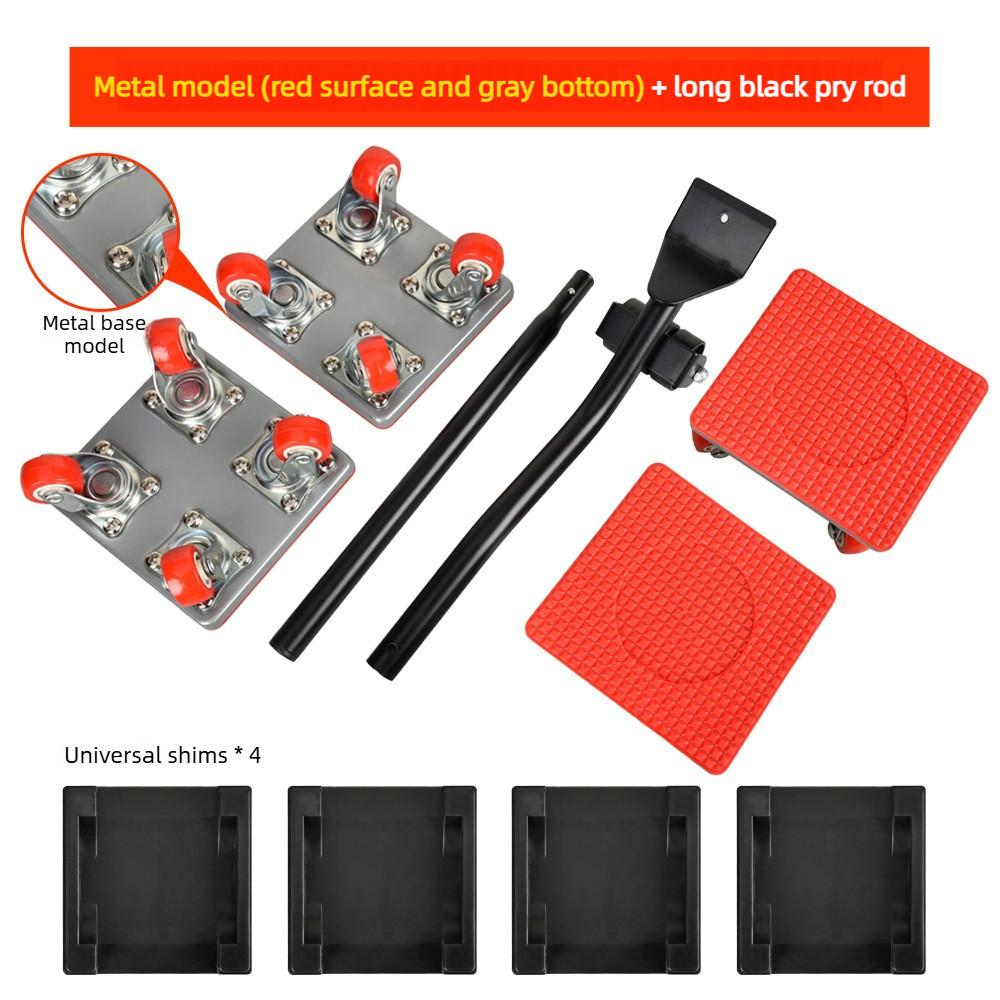 360° Universallräder Möbeltransporter Set Super Hohe Tragfähigkeit Mobiles Transportgerät Schrankhandling Universalwerkzeug