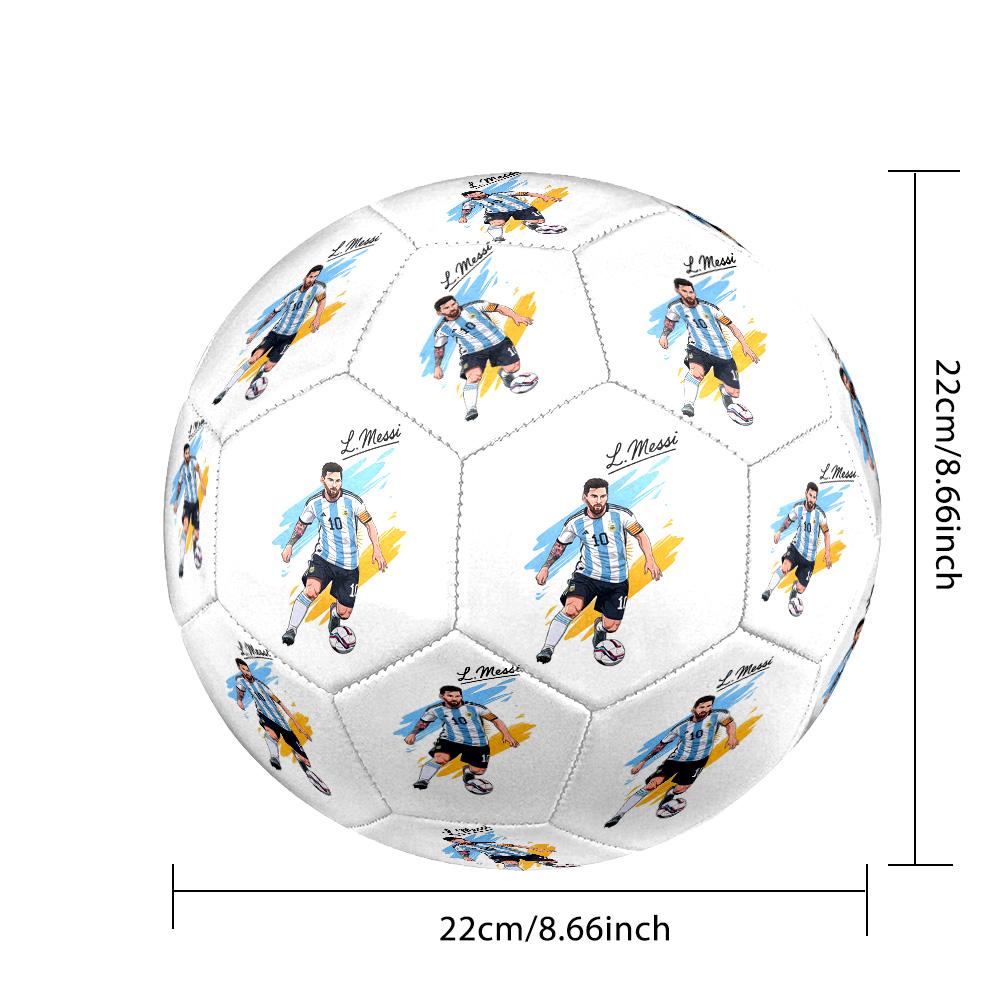 Messi 10 Number Argentina World Cup Champions Size 5 Soccer Ball Machinestitched Indooroutdoor Training And Matches Ideal For Soccer Enthusiasts