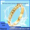 Exquisite European and American Gold-Plated Titanium Steel Women's Bracelet