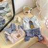 Small Dog Strap Pants Pet Small and Medium sized Dog Spring and Summer Strap Pants Thin Shirt Four Leg Clothes Cat Clothing