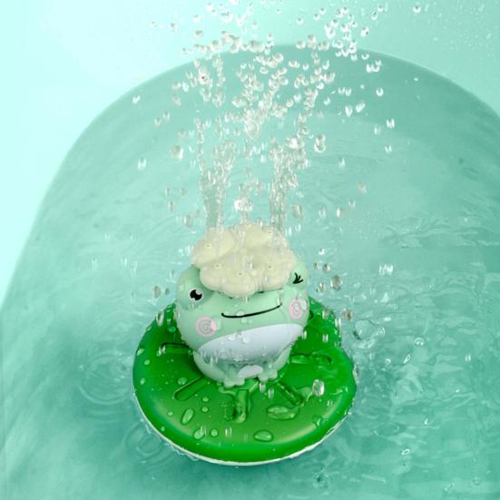 Frog Water Spray Toy for Kids Outdoor Water Play Pump with 4