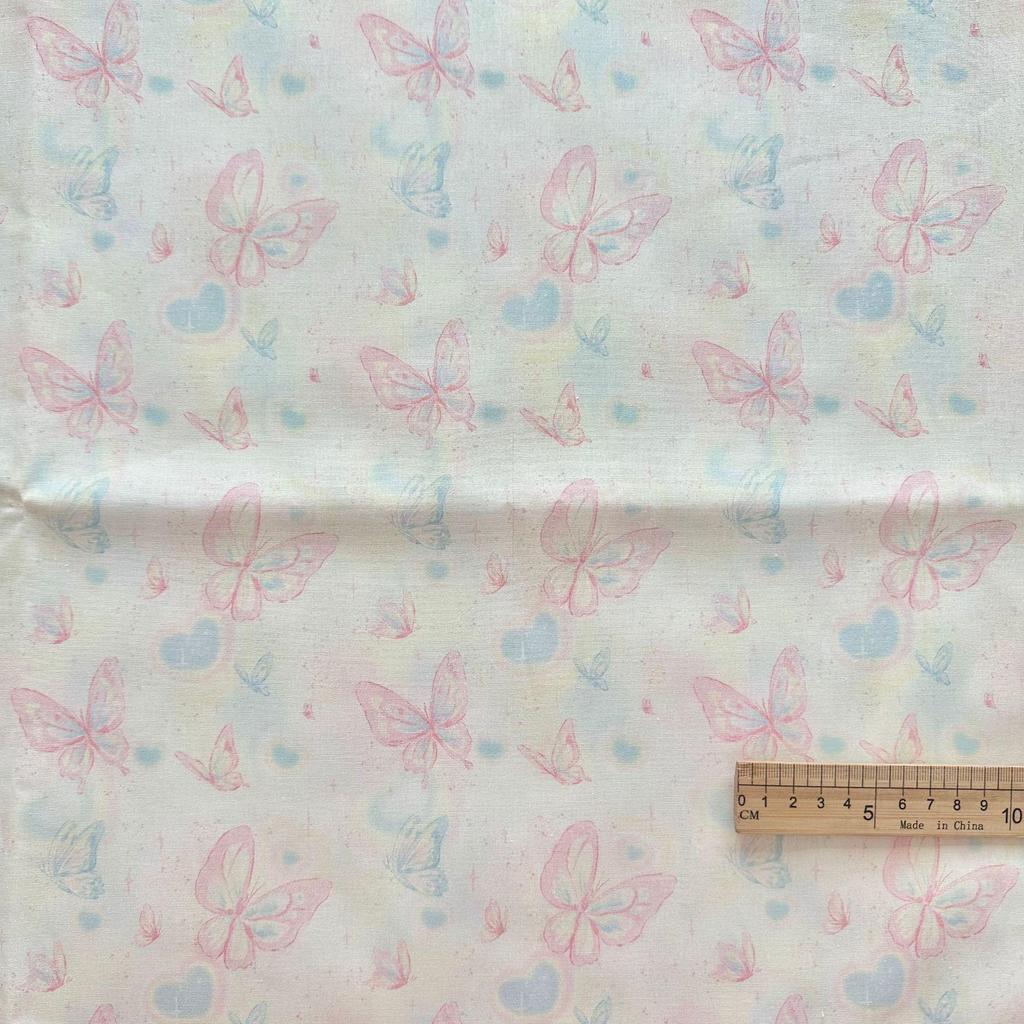 100% Cotton Digital Print Fabric: Cartoon, Animal, Butterfly & Floral Designs for Women's, Children's, Family & Home Wear DIY.