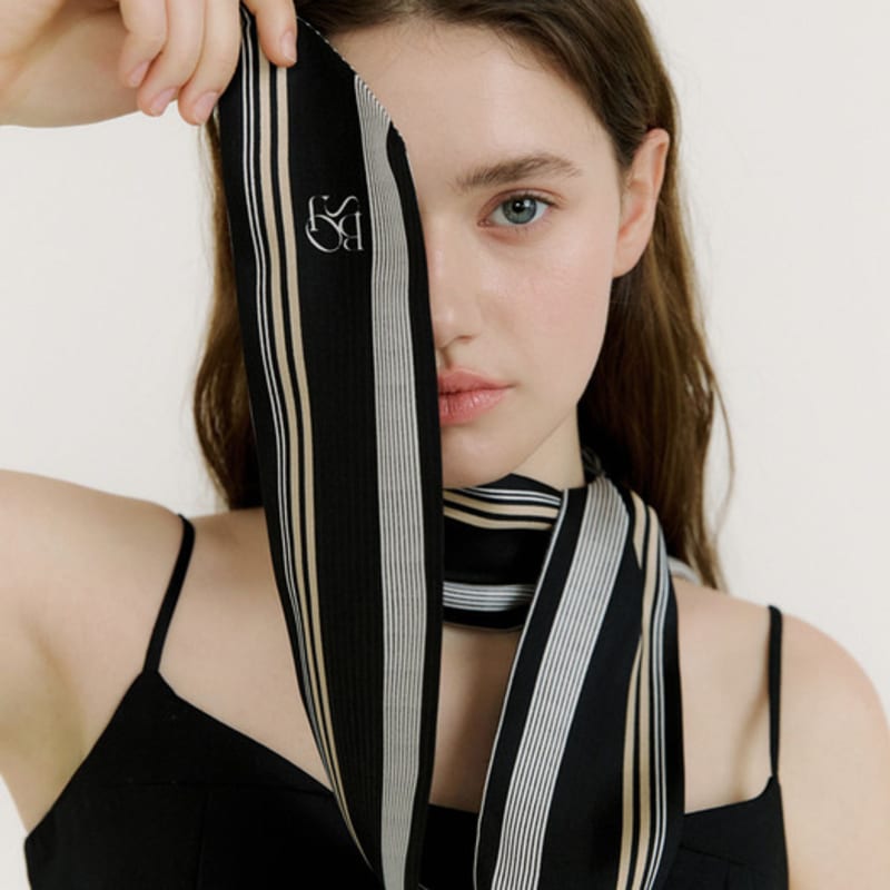 BB'DE SOLI'DE stella long twilly scarf (2 colors)