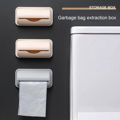 Garbage Bag Storage Box Dispenser Compact Design Quick Access Easy Installation Kitchen