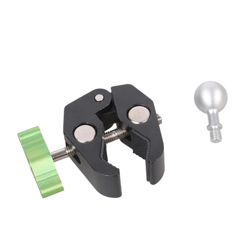 Handlebar Clamp Mount Base 17mm Ball Head for Rails 12-50mm Aluminum Bike Motorbike Phone Mount Holder Claw Clamp Base