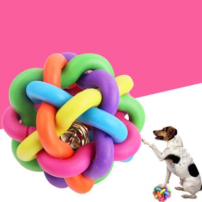 Ballglocke Bunt Zahnreinigung Zufällige Farbe Geräusch Gewebter Ball