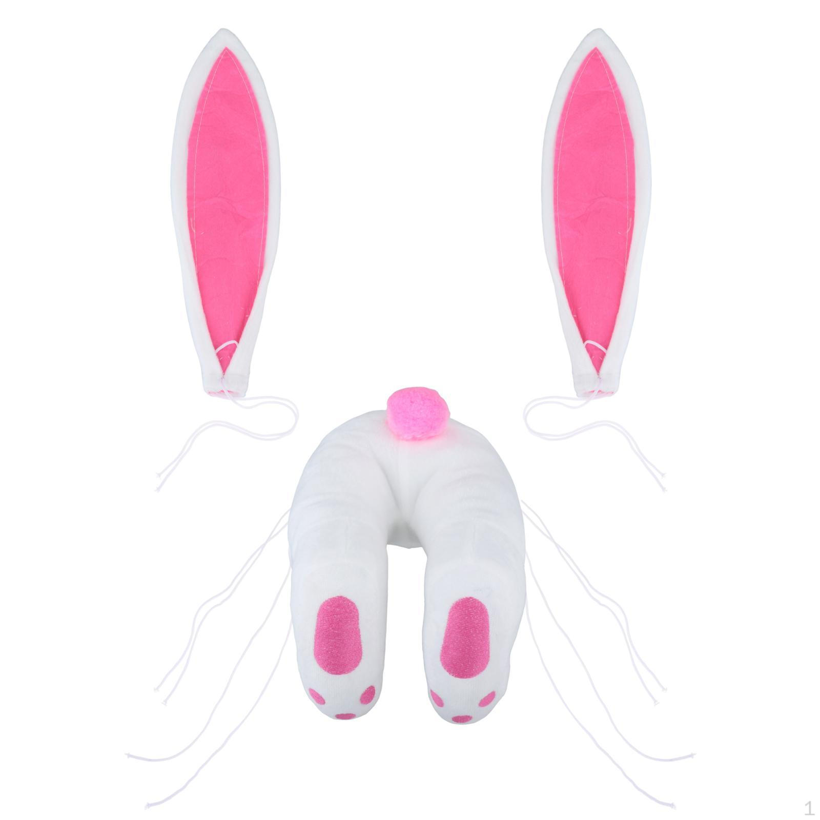 Венок  Задняя часть и уши Пасхального кролика  1 набор Подвесной Креативный для Декора E