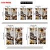 2pcs  2D plane printing Minimalist Curtains Funny Animal Cat Polyester (without rod) Room Decor Use for Living Room & Office