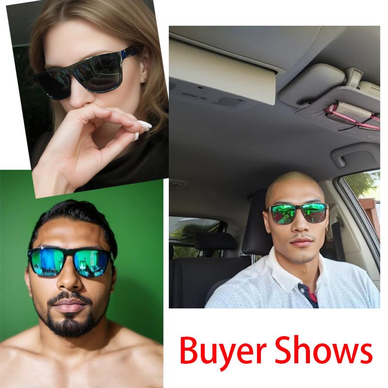 Polarized Sunglasses UV400 Fishing Glasses for Men Outdoor Bike Cycling Goggles Eyewear Anti-ultraviolet Vintage Classic Riding Driving Sun Glasses