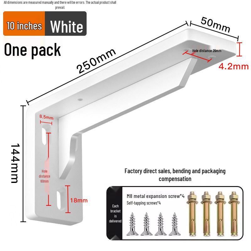 Heavy Duty Stainless Steel Right Angle Wall Shelf Bracket