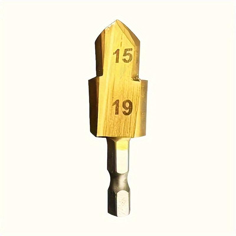 Balení jednoho kusu Vrták s šestihrannou stopkou pro výstružník PPR trubek, velikosti 20/25/32 mm, kompatibilní s elektrickými vrtačkami, pro vystružování vodovodních trubek