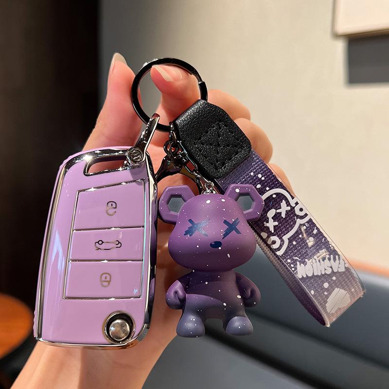 High-Grade Key Case for Volkswagen Passat 17-18 Models - Unisex Design