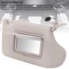 New 1Pc Car Sun Visor with Makeup Light Beige Stylish Look Enhanced Safety Sun Shielding Visor for Altima 2013 To 2018