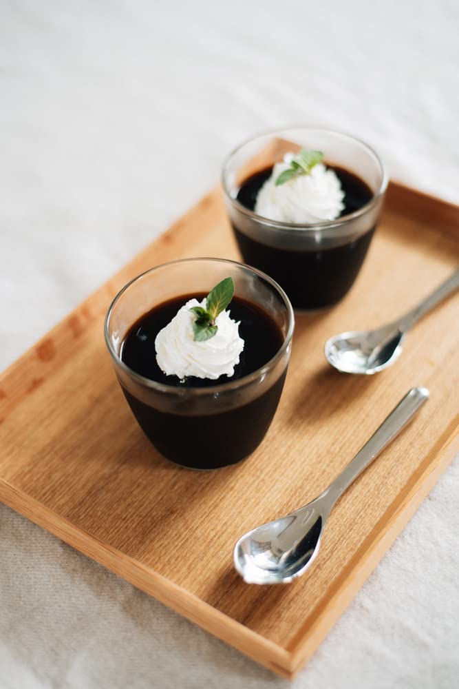 HARIO Glass Pudding Made In Set of Clear Heat-Resistant Cups, 200ml, Japan, PRC-20-BK, 6,