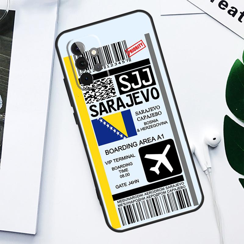 Bosnia and Herzegovina Passport For Samsung Galaxy A55 A54 A35 A15 A34 A14 A53 A33 A13 A05 A06 A16 A22 A32 A52 Phone Case