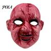 Scary Horror Masks Halloween Doll Face Mask, Ghost Head Prop for Haunted House Cosplay, Terrifying Party Mask Lightweight Plastic Adults, Adjustable