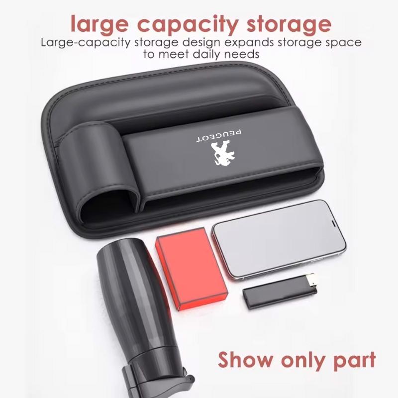 Car Seat Gap Crevice Storage Box Cup Holder For Peugeot 208 3008 308 2008 207 107 508 607 106 406 407 307 206 301 408 5008 4008