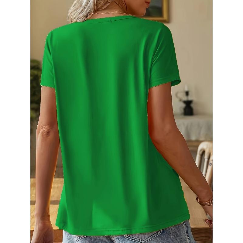 [Vibrant T-Shirt] Vibrant Lightweight Women's Casual Loose Fit Short Sleeve T-Shirt | Crew Neck, Floral Graphic, Summer Top for Casual Attire