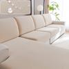 Velvet Sofa Cover 100% Waterproof Couch Cover Adjustable Elastic Sofa Seat Cover Pet Friendly 1 2 3 4 Seat L Sectional