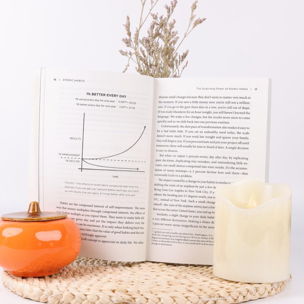 A Book Influences A Lifetime Atomic Habits In English Establishing Good Habits Breaking Habits Printing Clearly Quality Paper