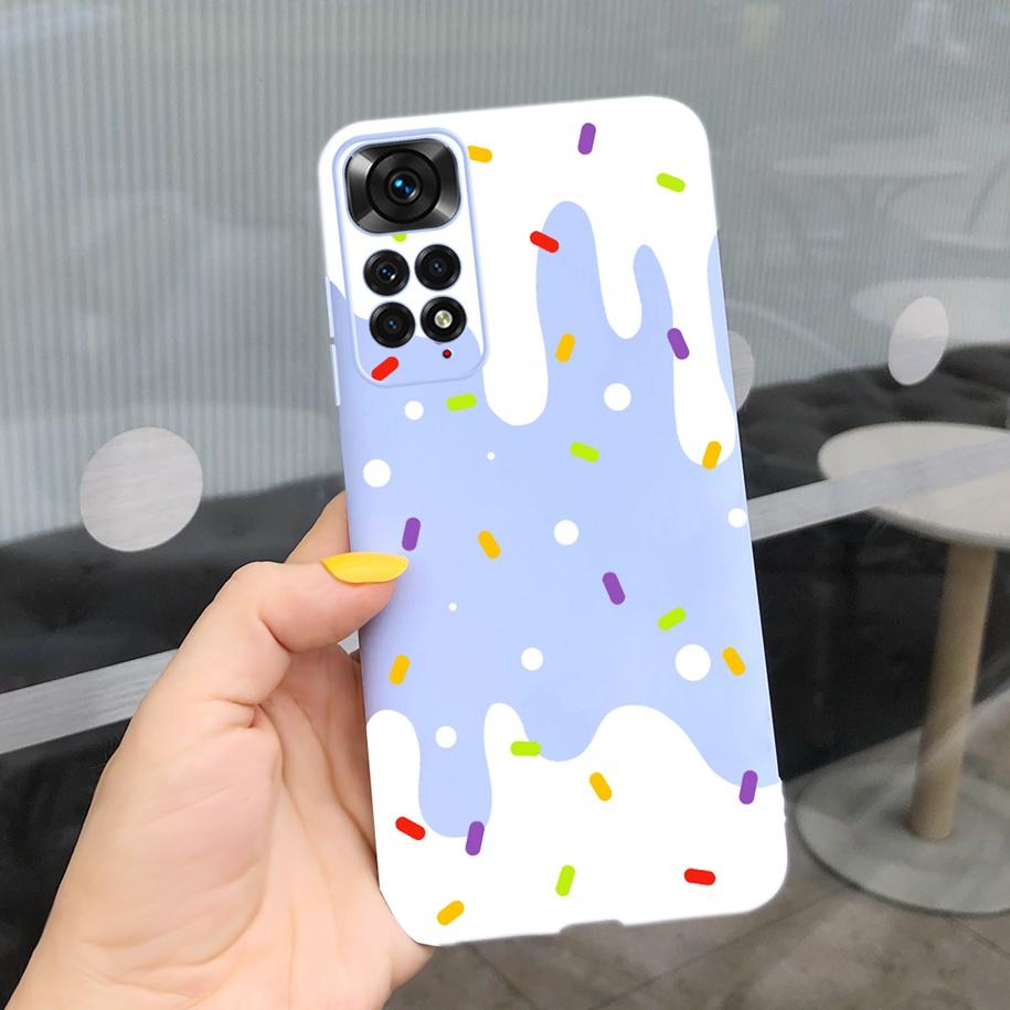 For Xiaomi Redmi Note 11 Case 2022 Slim Silicone Soft Flower Phone Cover For Xiaomi Redmi Note 11S Bumper Note11 Pro Plus Fundas