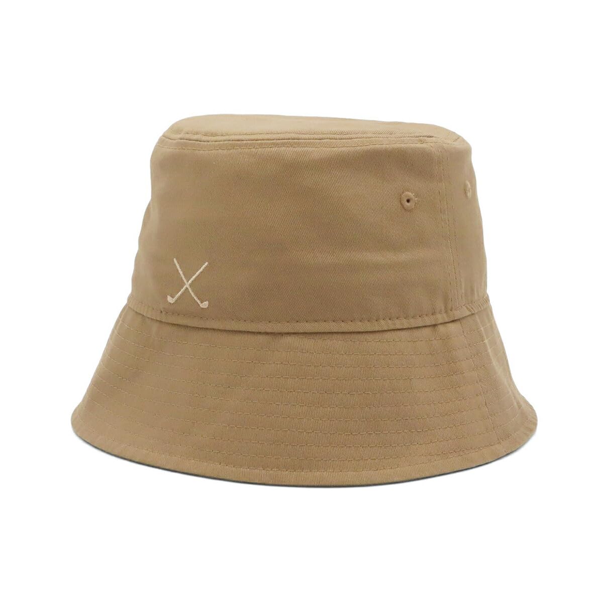New Era New Era Golf Bucket Hat Cotton Logo Tape Khaki GFW