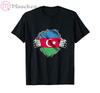 ZX 2026 Azerbaijan Azerbaijani men t shirts nation team tshirt 100 cotton tshirt clothing tees country flags AZE