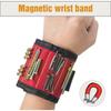 Magnetic Wristband for Holding Screws,Nails,Drilling Bits,Wrist Tool Holder Belts with Strong Magnets,five Rows of Ten Magnets